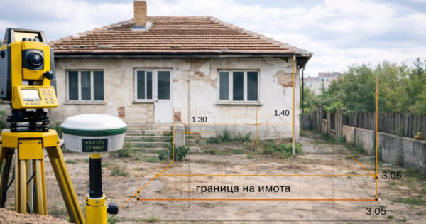 Геодезическо заснемане с цел издаване на удостоверение за търпимост на стари сгради във Варна и областта