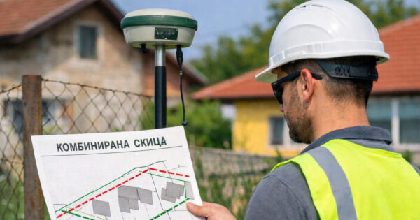 Геодезическо заснемане на граници с цел издаване на комбинирана скица в гр. Варна и областта
